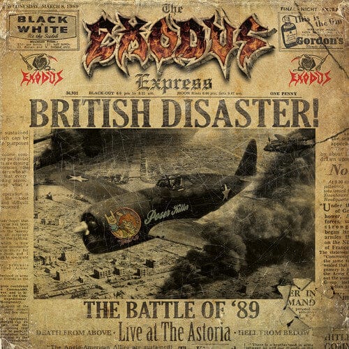 Exodus - British Disaster: The Battle of '89 (Live at the Astoria) (Colored Vinyl, Gold, Gatefold LP Jacket)