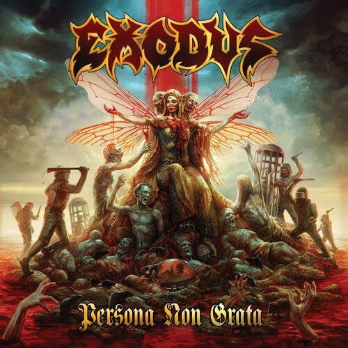 Exodus - Persona Non Grata - Clear Gold Black Turquoise Splatter