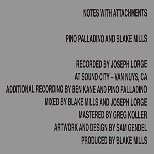 Palladino,Pino / Mills,Blake - Notes With Attachments