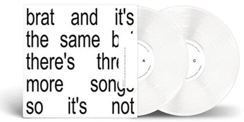 Charli XCX - Brat And It's The Same But There's Three More Songs So It's Not (Colored Vinyl, White)