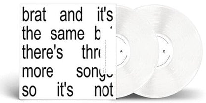 Charli XCX - Brat And It's The Same But There's Three More Songs So It's Not (Colored Vinyl, White)