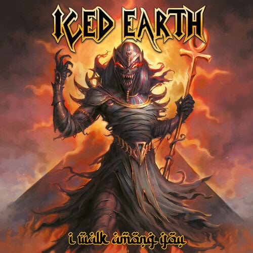 Iced Earth - I Walk Amoung You (Yellow with Red/ Silver Splatter Vinyl)