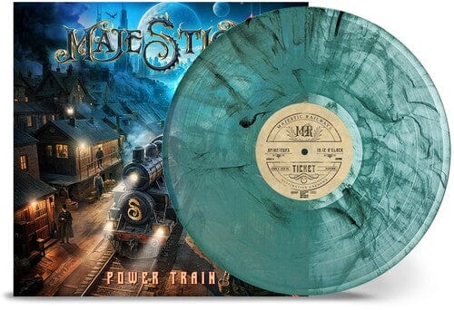 Majestica - Power Train (Colored Vinyl, Translucent Turquoise and Black Smoke, Gatefold LP Jacket)
