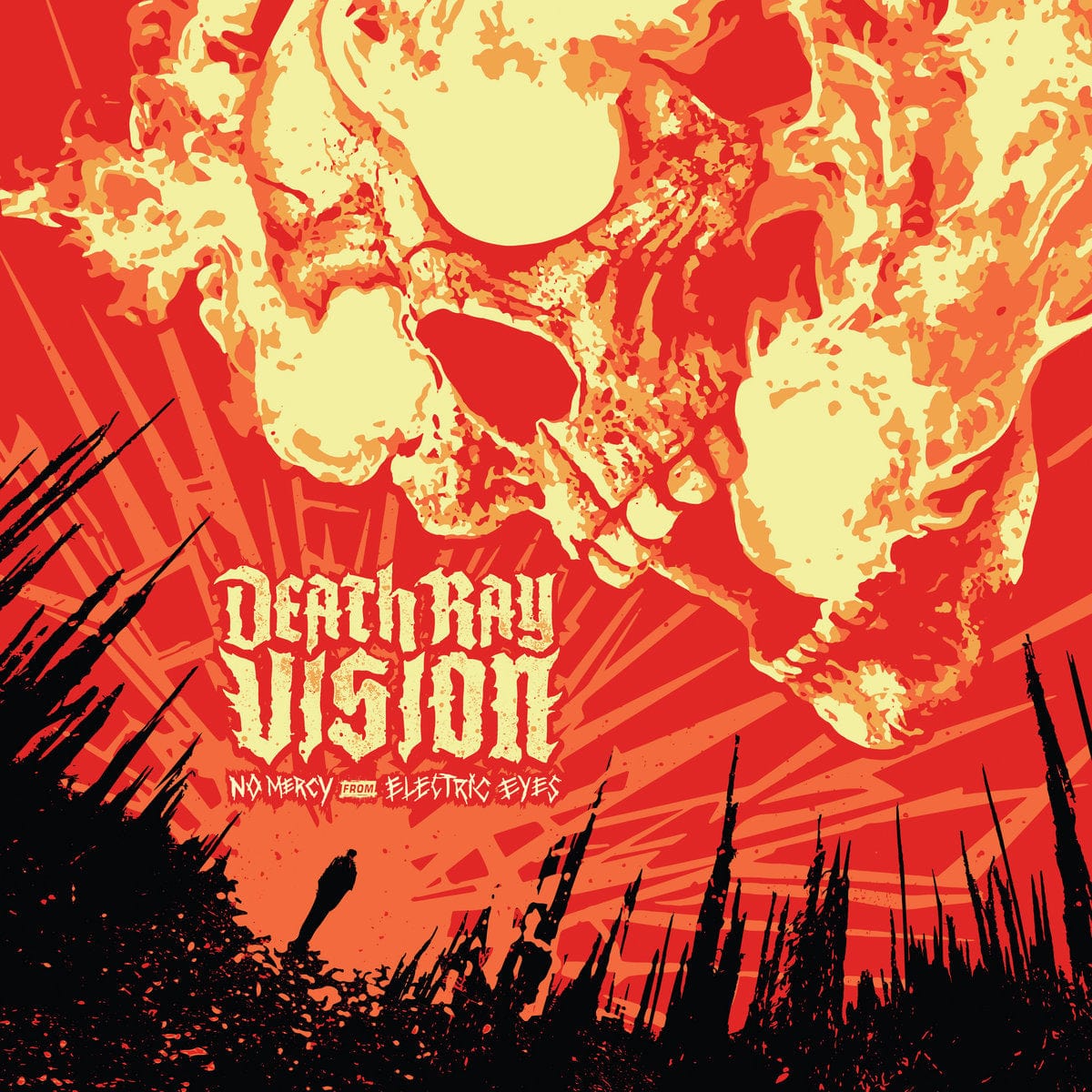 Death Ray Vision - No Mercy From Electric Eyes (Black in Red Vinyl)