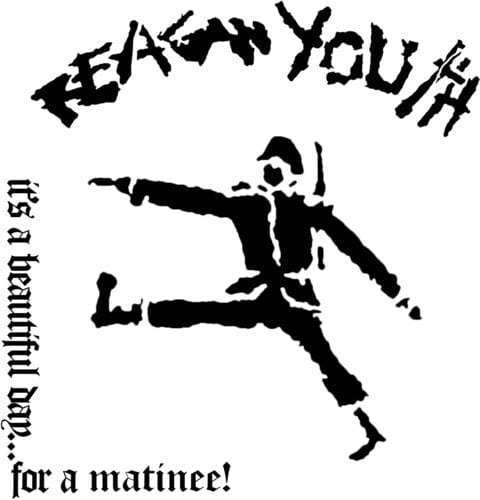 Reagan Youth - It's A Beautiful Day...For A Matinee!, Black And White Split Color