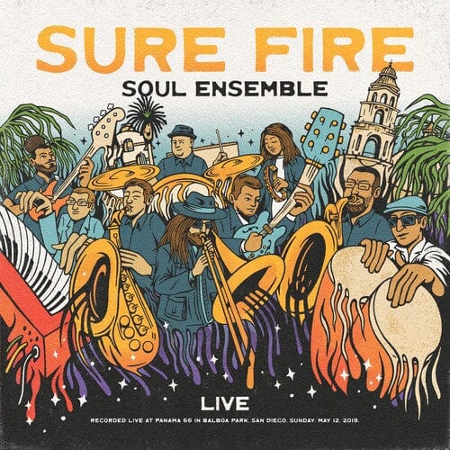 Sure Fire Soul Ensemble - Live At Panama 66, Clear W/ Orange Swirl